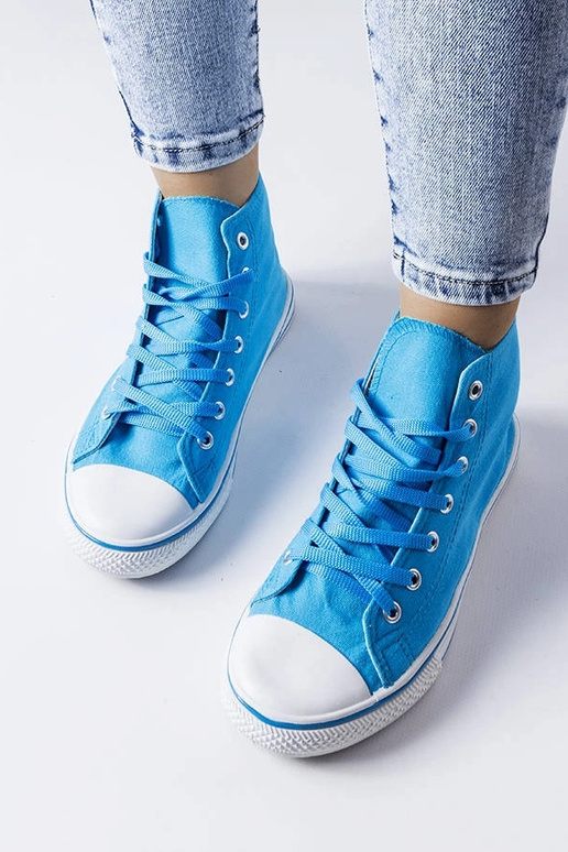 Sneakers alte blu Alaine