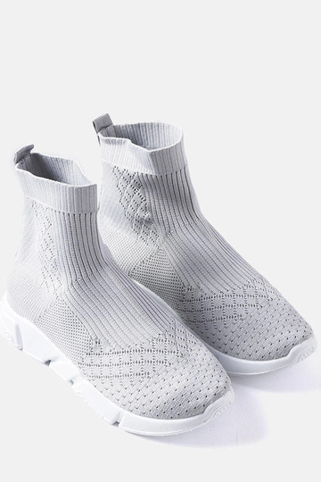 Sneakers calzino grigie di Olot 2