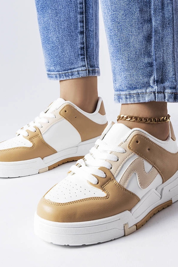 Scarpe marroni con suola spessa Harter