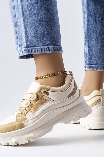 Scarpe sportive marroni con... 2