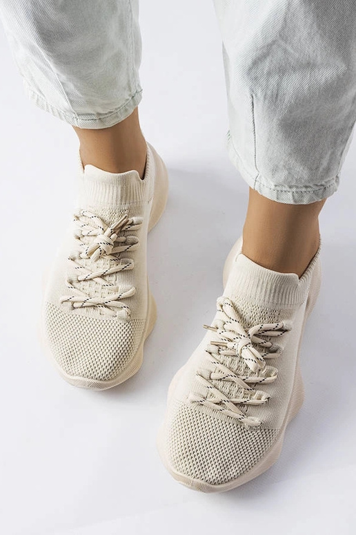 Scarpe sportive da donna Beige Côté