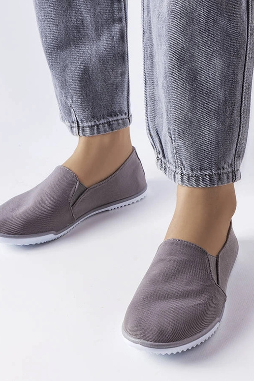 Sneakers elastiche grigie Gaulin