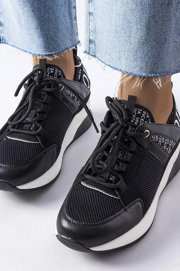 Sneakers Vinceza nere e bianche 2