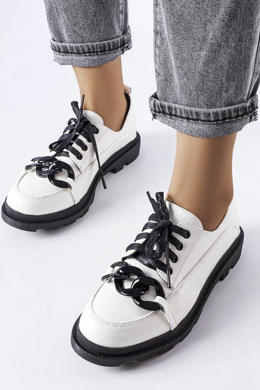 Scarpe con catena bianca Allain