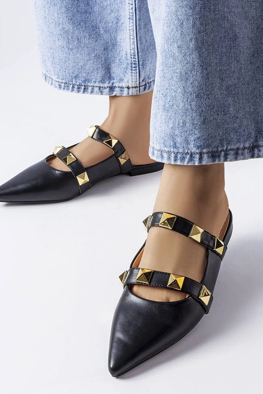 Infradito a punta Ruckman nere