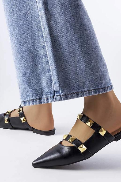 Infradito a punta Ruckman nere