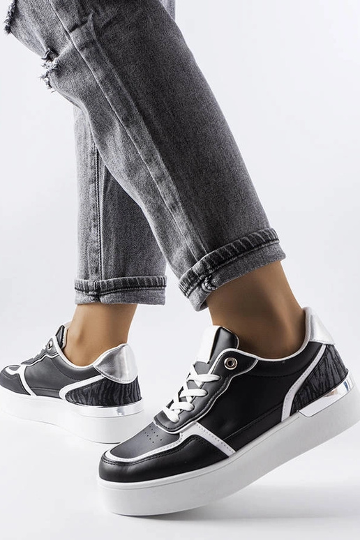 Sneakers con plateau Tooele nere