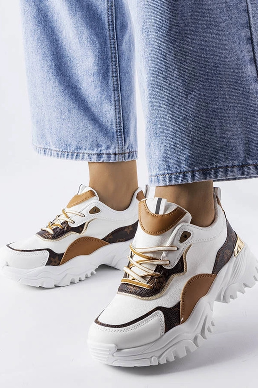 Scarpe sportive bianche con suola...