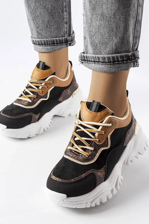 Sneakers nere con suola irregolare Alta