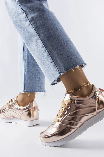 Sneakers Quessy dorate 2