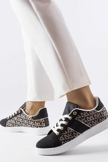 Sneakers nere decorate con il monogramma Bolduc 2