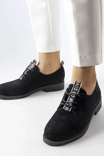 Ballet shoes neri Sunderland in similpelle scamosciata