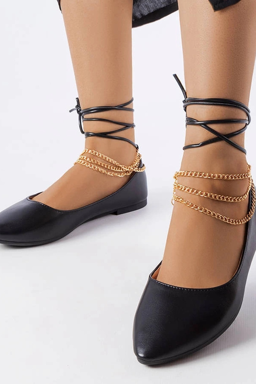 Ballerine nere con chiusura...