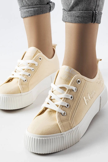 Scarpe da ginnastica Lee Cooper beige LCW-23-31-1808L