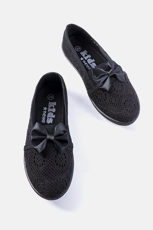 Ballerine nere traforate per bambini,...