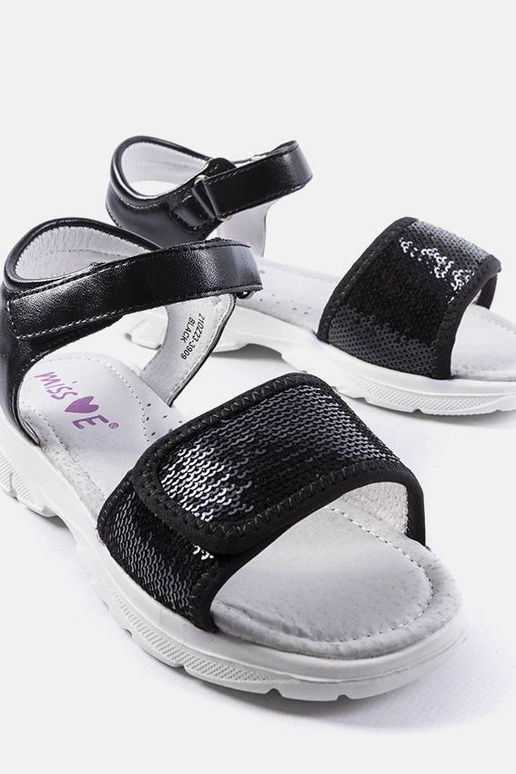 Sandali neri per bambini Grenier