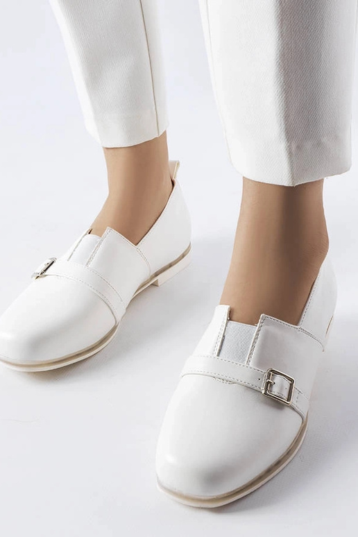 Pusbačiai bianchi con soletta in... Pusbačiai bianchi con soletta in...