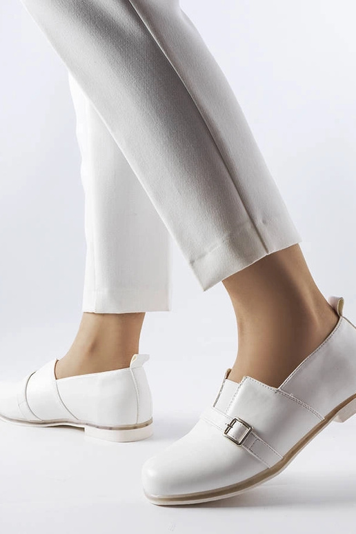 Pusbačiai bianchi con soletta in... Pusbačiai bianchi con soletta in...