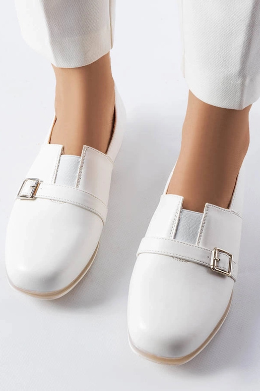 Pusbačiai bianchi con soletta in... Pusbačiai bianchi con soletta in...