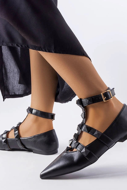 Ballerine nere con spettacolare...