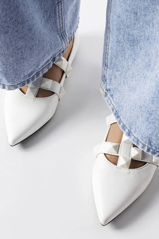 Ballerine bianche con spettacolare...