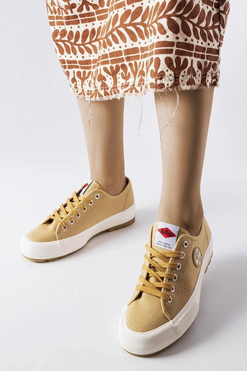 Scarpe da ginnastica Lee Cooper beige LCW-23-44-1655L