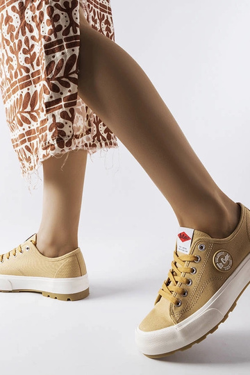 Scarpe da ginnastica Lee Cooper beige LCW-23-44-1655L 2
