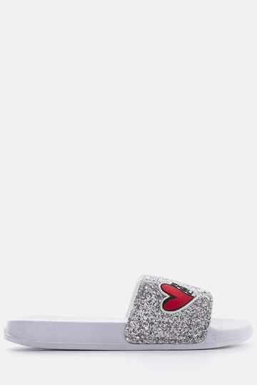 Infradito per bambini Boncoeur glitter grigio 2