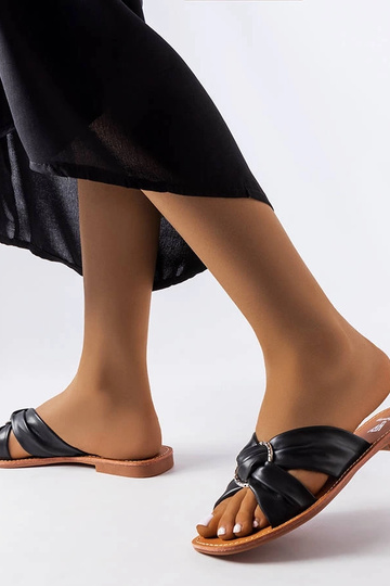 Infradito Belisarda nere eleganti 2