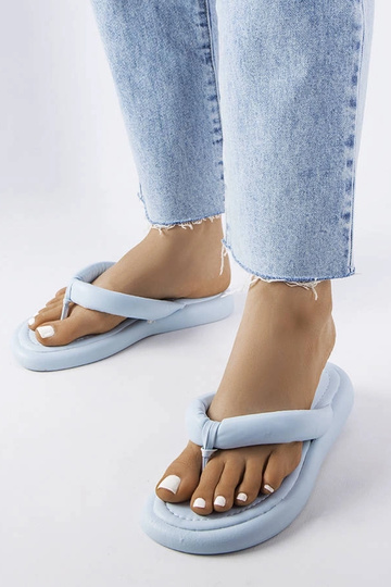 Infradito Smithfield blu con suola spessa