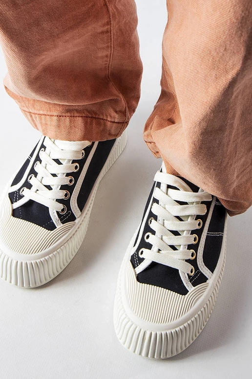 Sneakers con plateau Castanthei nere