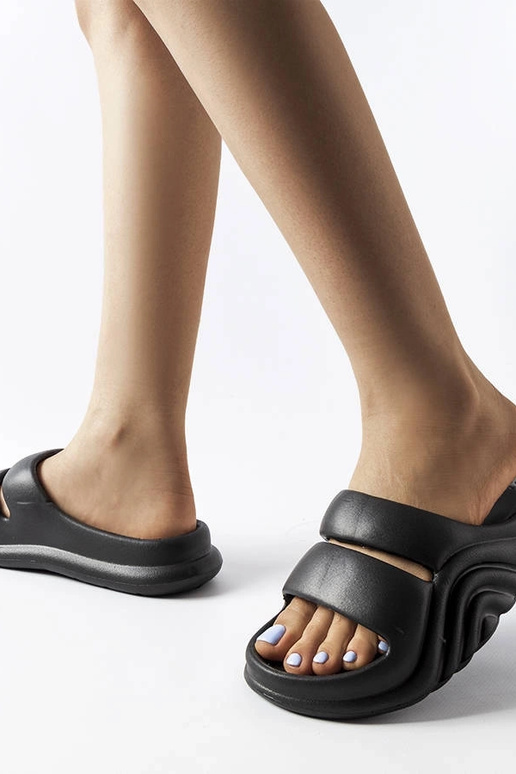 Infradito Geneve in gomma nera