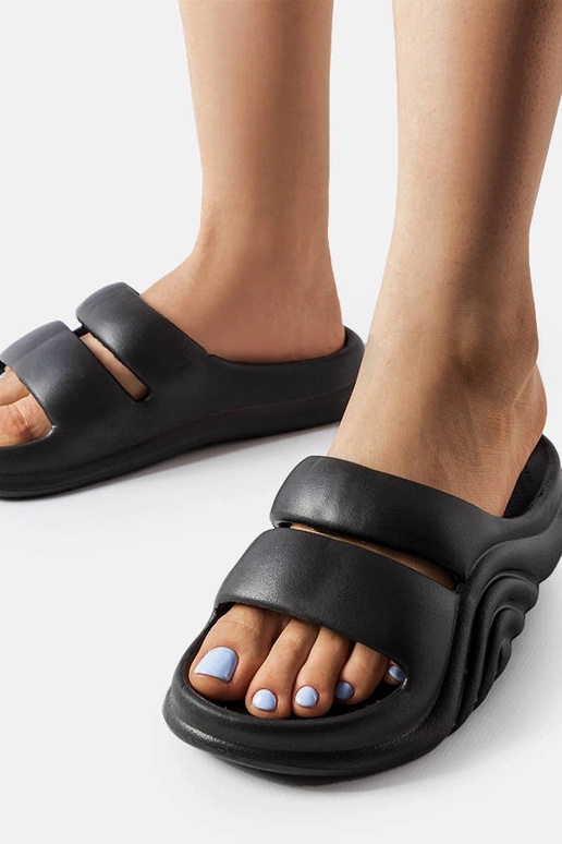 Infradito Geneve in gomma nera