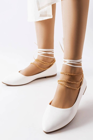 Ballerine bianche con...