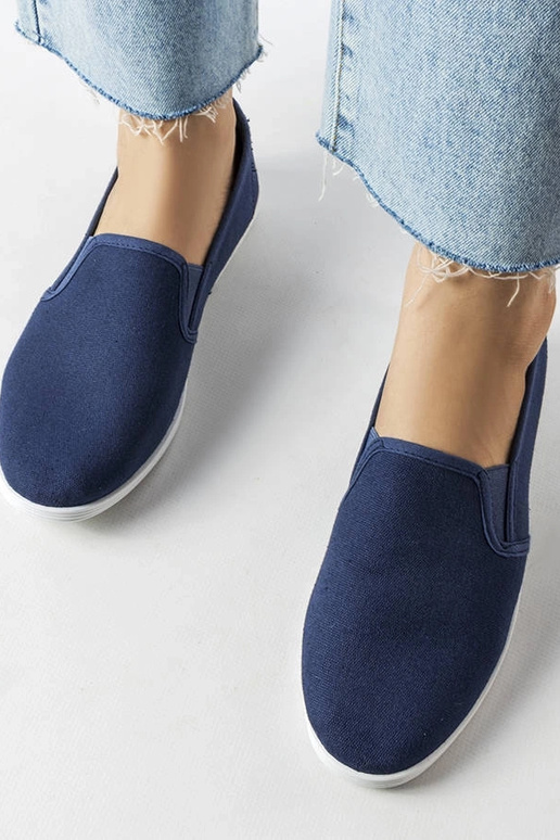 Sneakers in tessuto blu navy Quincy