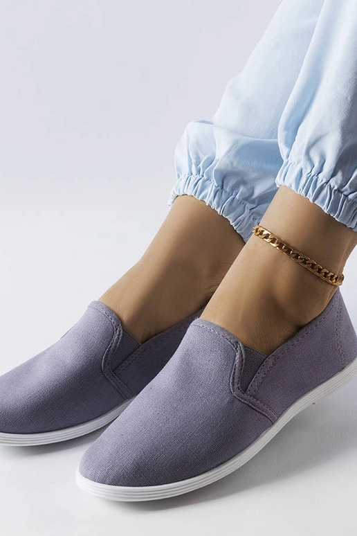 Sneakers in tessuto grigio Quincy