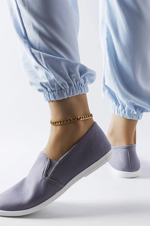 Sneakers in tessuto grigio Quincy