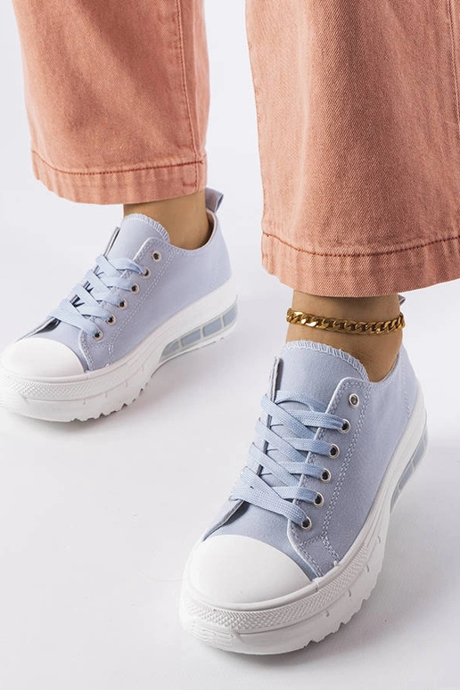 Sneakers con plateau Hawthorne blu