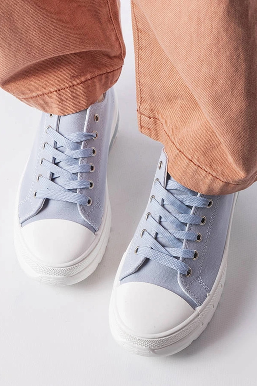 Sneakers con plateau Hawthorne blu