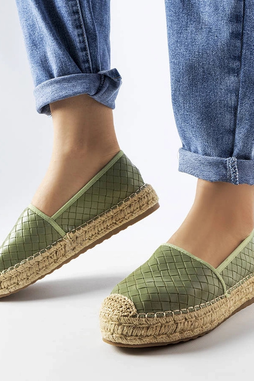 Espadrillas in rilievo Geoffrey verde