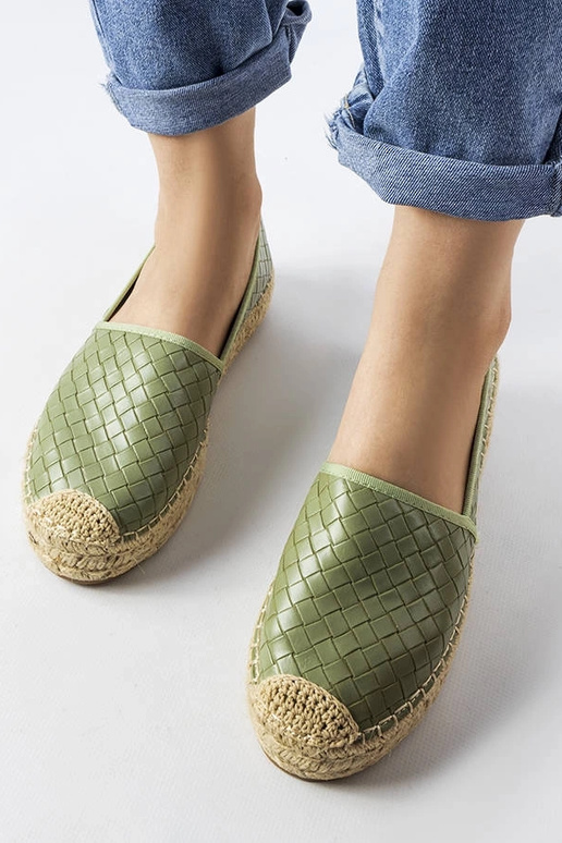 Espadrillas in rilievo Geoffrey verde