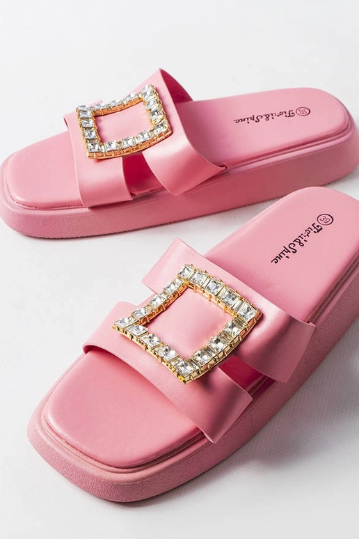 Infradito Fusberta zircone rosa