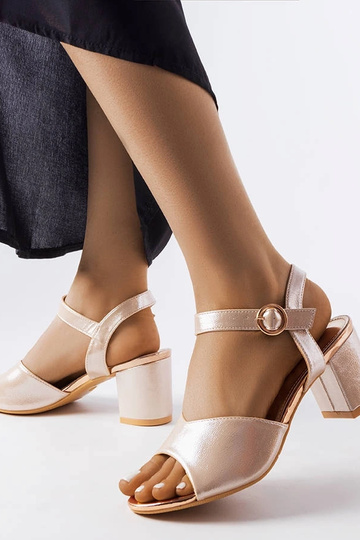 Sandali con tacco Vinceza Gold