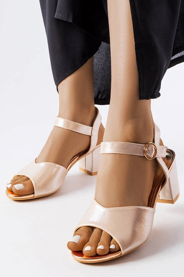 Sandali con tacco Vinceza Gold 2