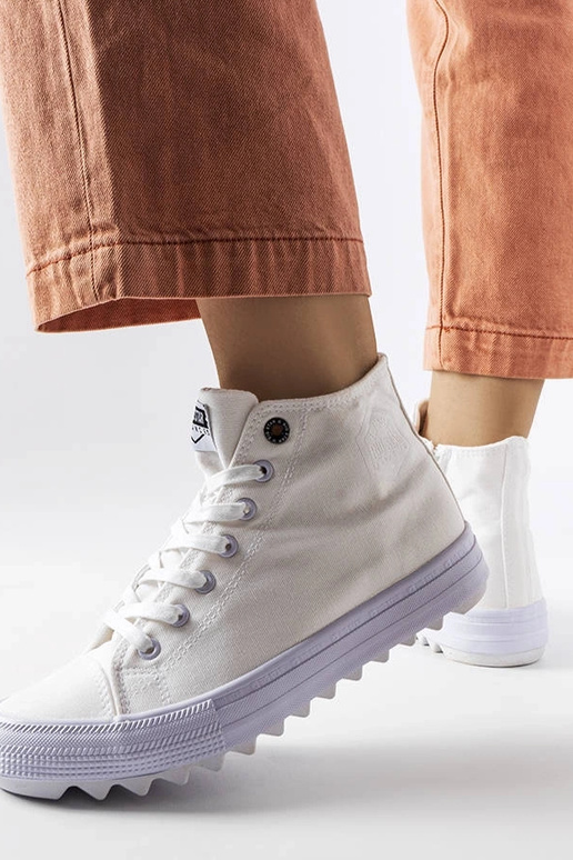 Sneakers alte bianche Big Star FF274241