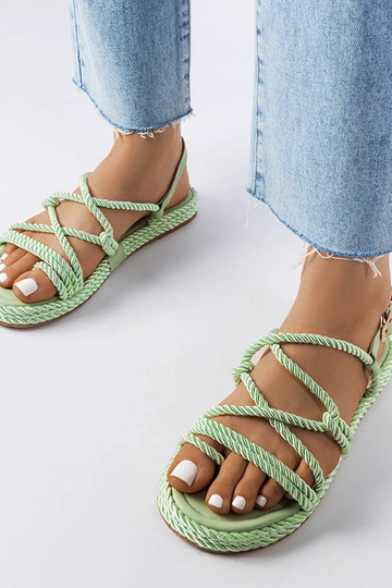Sandali intrecciati Burwell Green 2