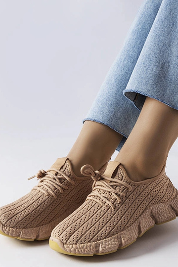 Sneakers sportive beige Élodie