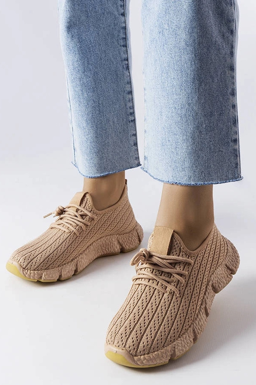 Sneakers sportive beige Élodie