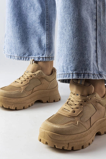 Scarpe sportive beige scuro...