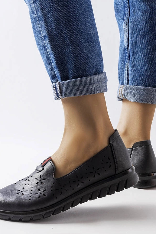 Mocassini neri leggeri di Joli